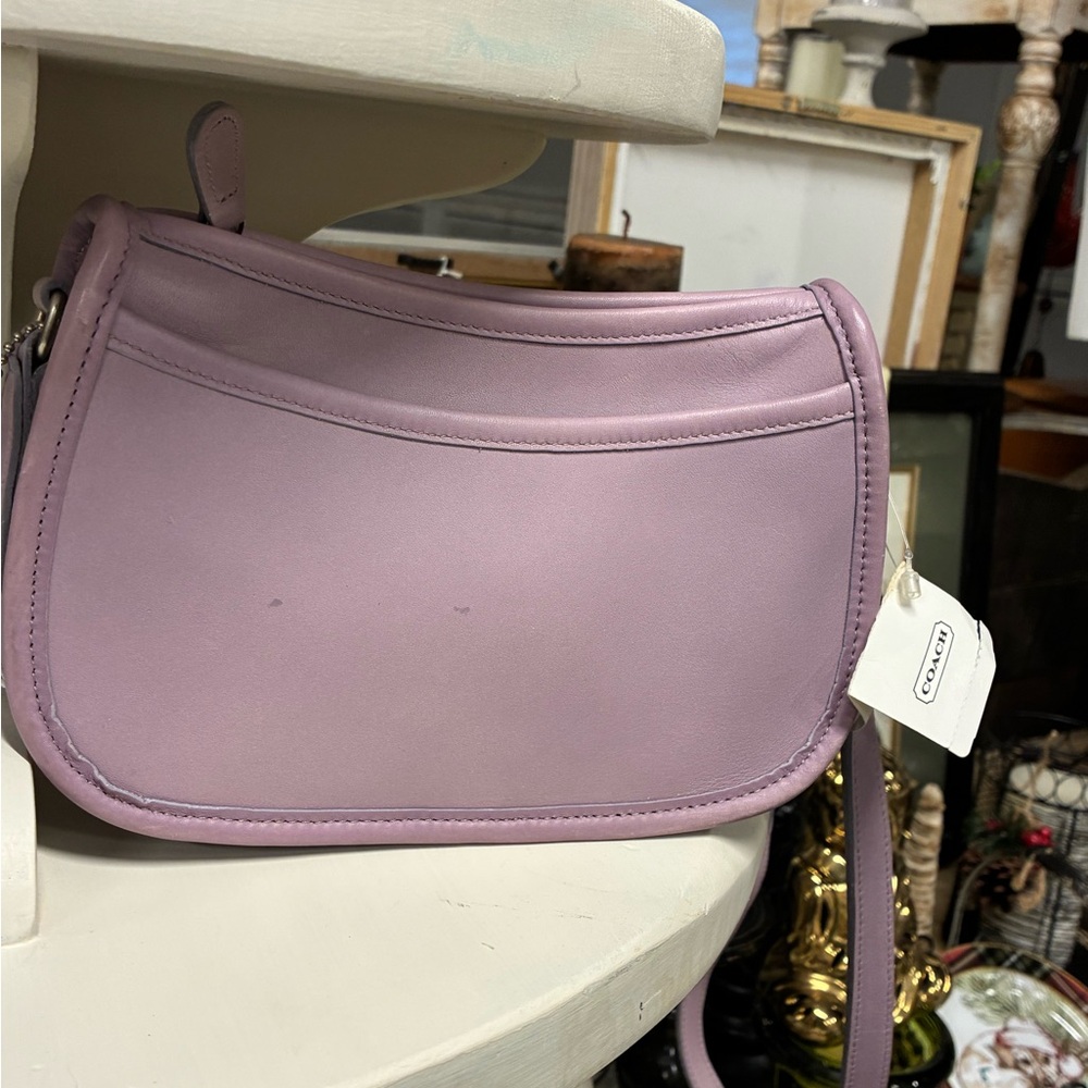 Coach Pastel Purple Shoulder Bag